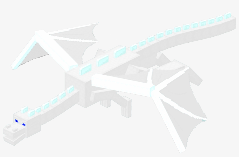 Source - - Minecraft White Ender Dragon, transparent png #1869835