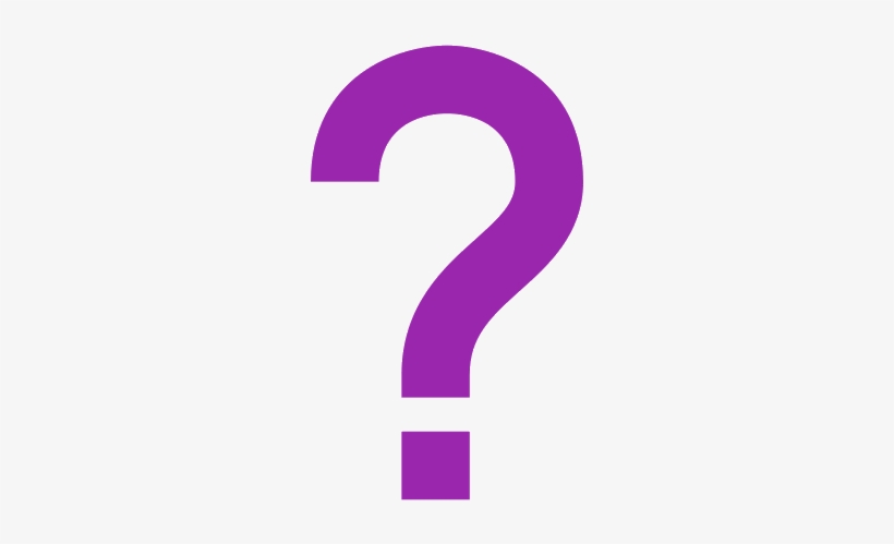 Purple Question Mark Png, transparent png #1869861