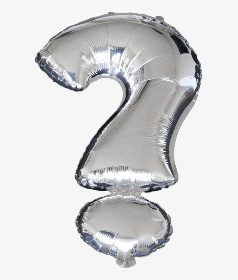 26" Tall Question Mark - Balloon, transparent png #1869981