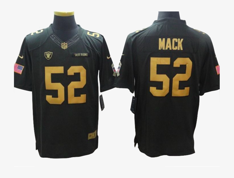 Oakland Raiders Jersey - Khalil Mack Salute To Service Jersey, transparent png #1870063