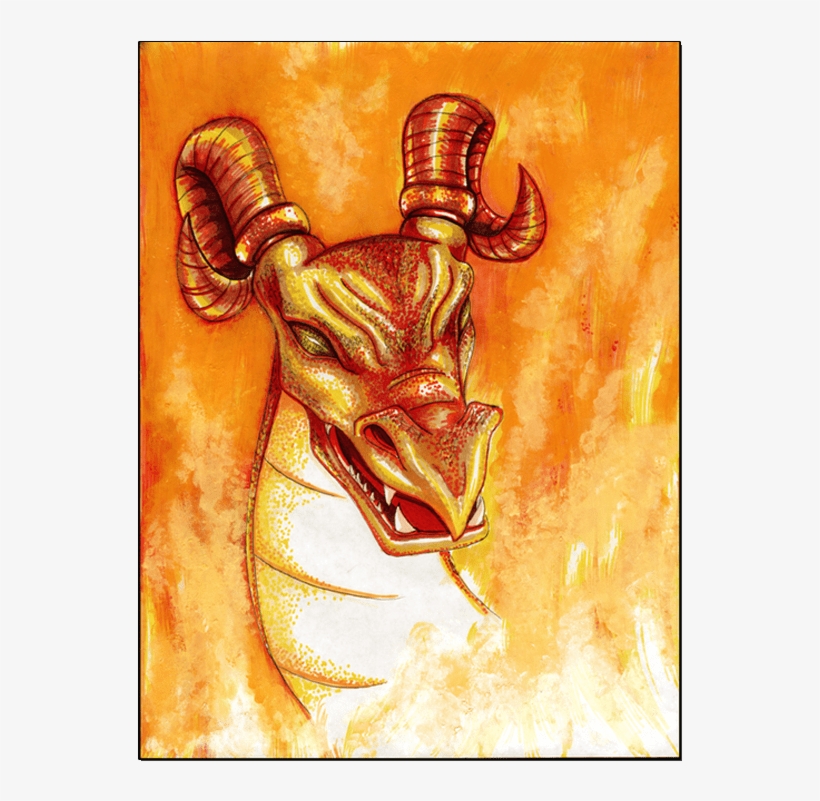 Dragons Fire - Painting, transparent png #1870119