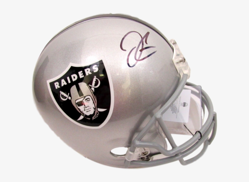 Derek Carr Oakland Raiders Signed Full Size Replica - Oakland Raiders Logo Ultra Cling Large 11x17 Reuseable, transparent png #1870140