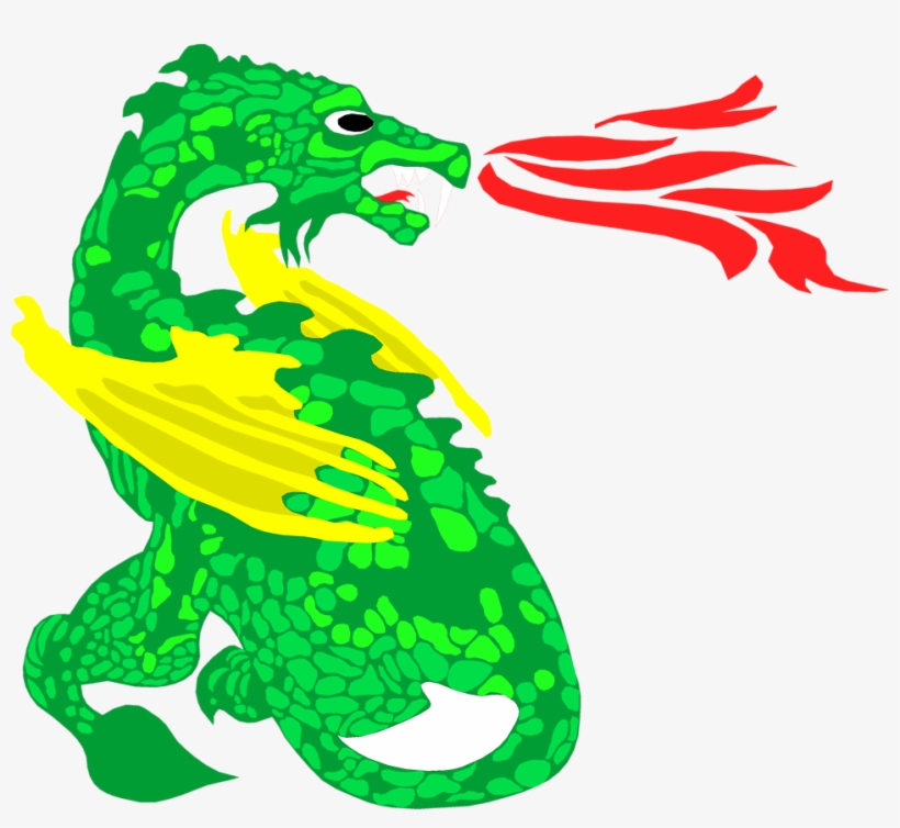 Clip Collection Of High Quality Free Cliparts - Fire Breathing Komodo Dragon, transparent png #1870539