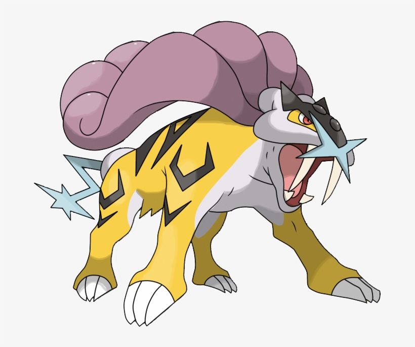 Stats, Moves, Evolution, Locations & Other Forms - Pokemon Raikou, transparent png #1871435