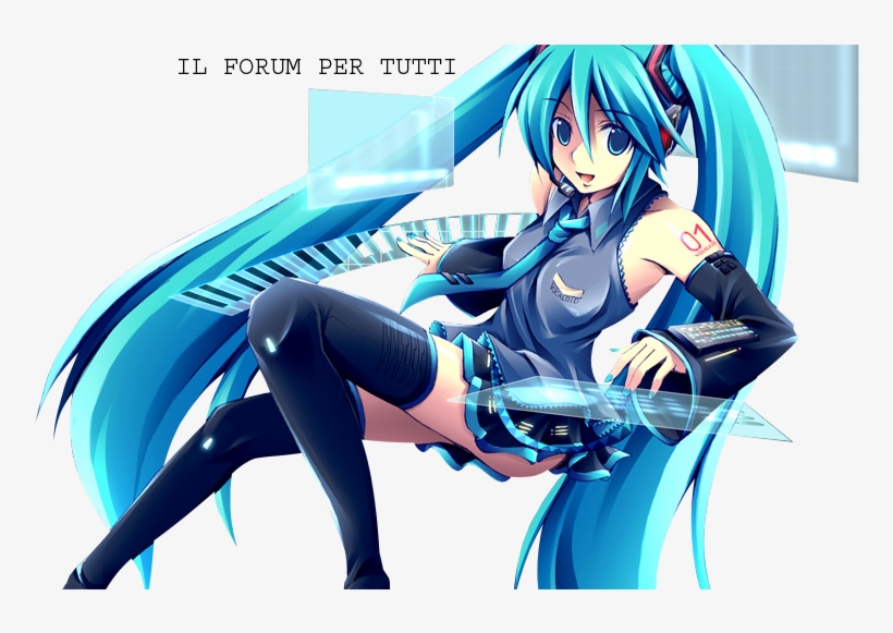 Hatsune Miku, transparent png #1871567