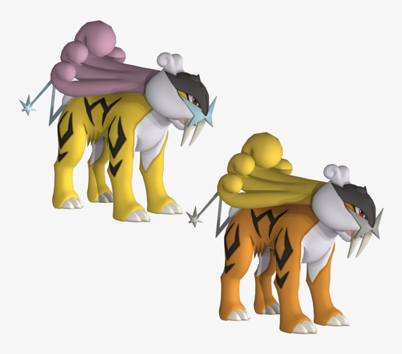 Download Zip Archive - Pokemon Raikou 3d, transparent png #1871607