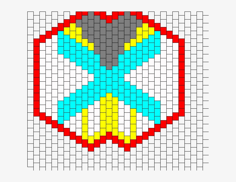 Raikou Mask Bead Pattern - Peyote Stitch, transparent png #1872120