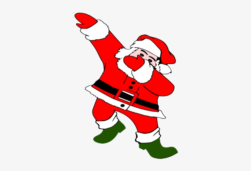 Dabbing Santa - Christmas Day, transparent png #1872376