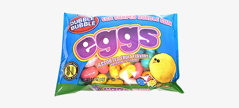 Dubble Bubble Eggs Egg Shaped Bubble Gum - Dubble Bubble Eggs Shaped Bubble Gum, transparent png #1873123