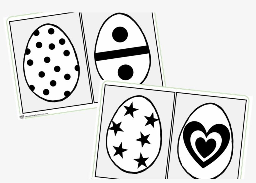 High Contrast Black And White Egg Shape/pattern Images, transparent png #1873148