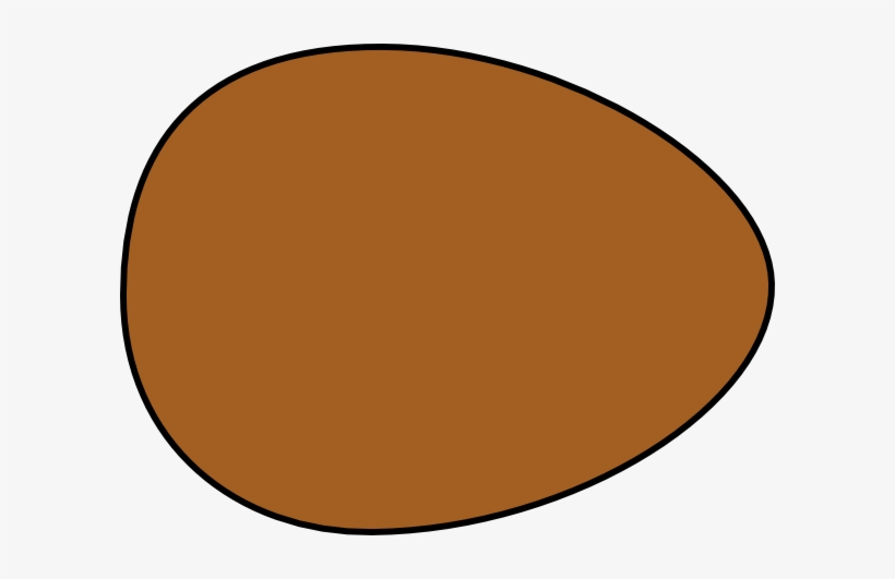 Solid Brown Egg Png Clip Art, transparent png #1873170