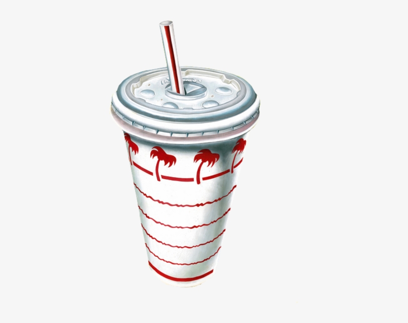 In N Out And Wavves Image - Milkshake Drawing In N Out, transparent png #1873304