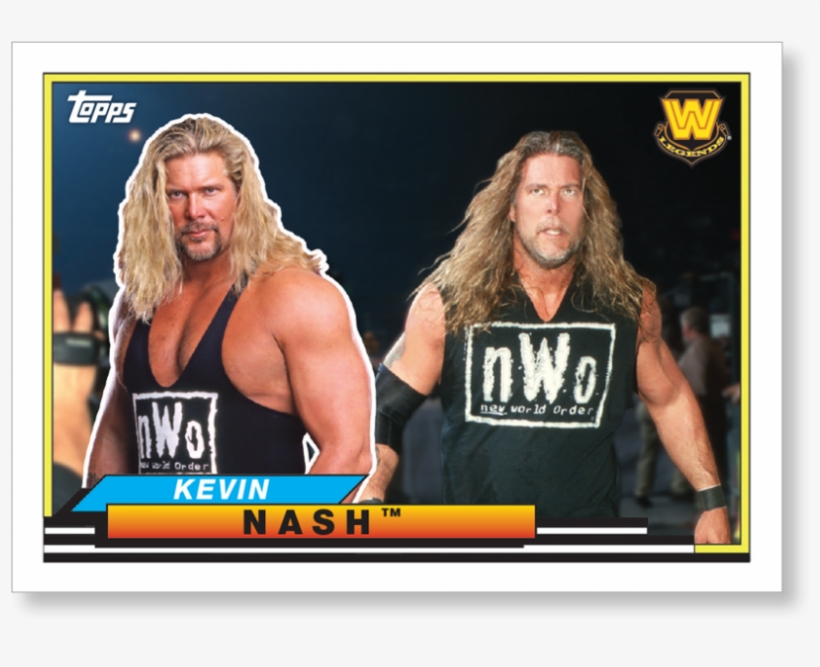 2018 Topps Wwe Heritage Kevin Nash - Nwo Wolfpack, transparent png #1873331