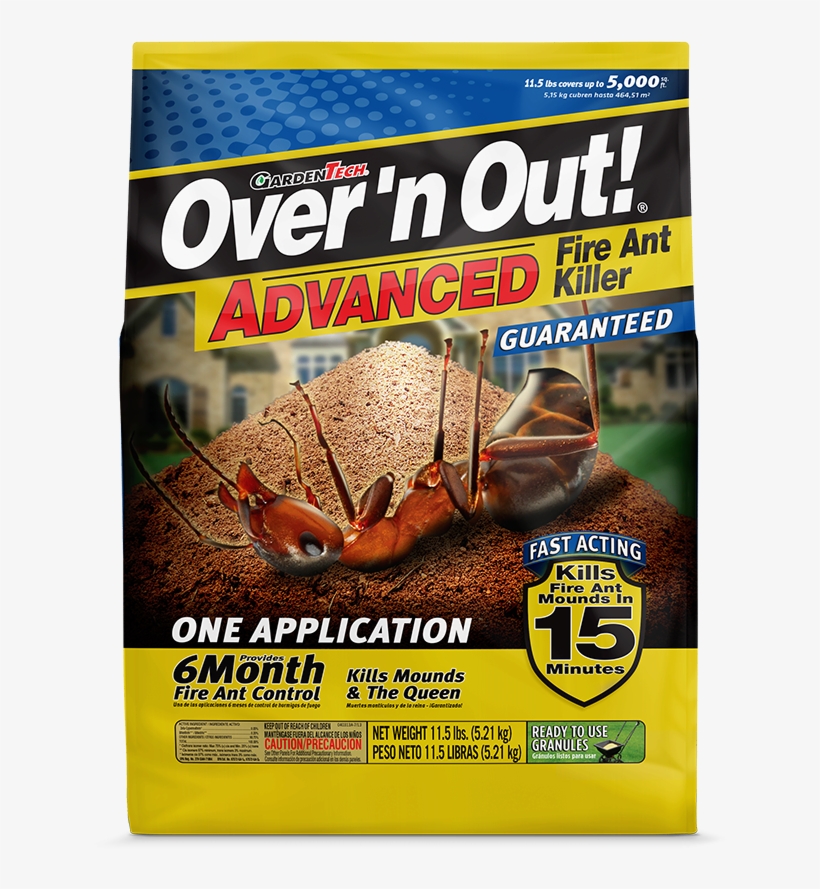 Advanced Fire Ant Killer - Over N Out Advanced Fire Ant Killer, transparent png #1873411