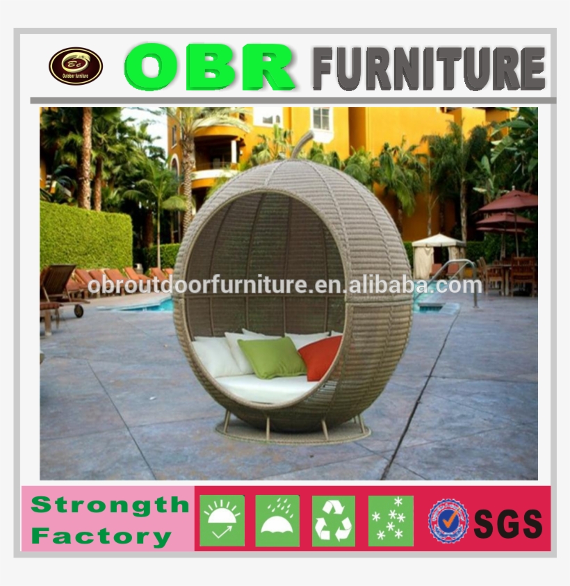 Egg Shaped Garden Bed, Egg Shaped Garden Bed Suppliers - Плетение Мебели, transparent png #1873520