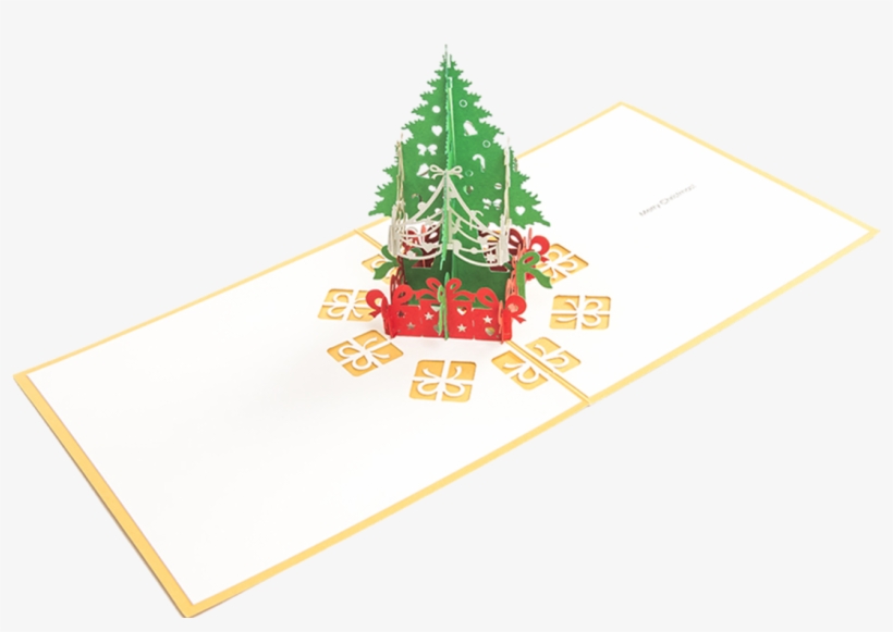 Christmas Tree With Presents - Christmas Tree, transparent png #1873571