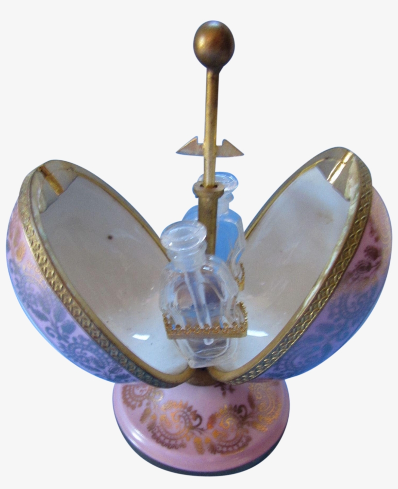 Goumot Labesse French Egg Shape Perfume Casket With - Perfume, transparent png #1873643