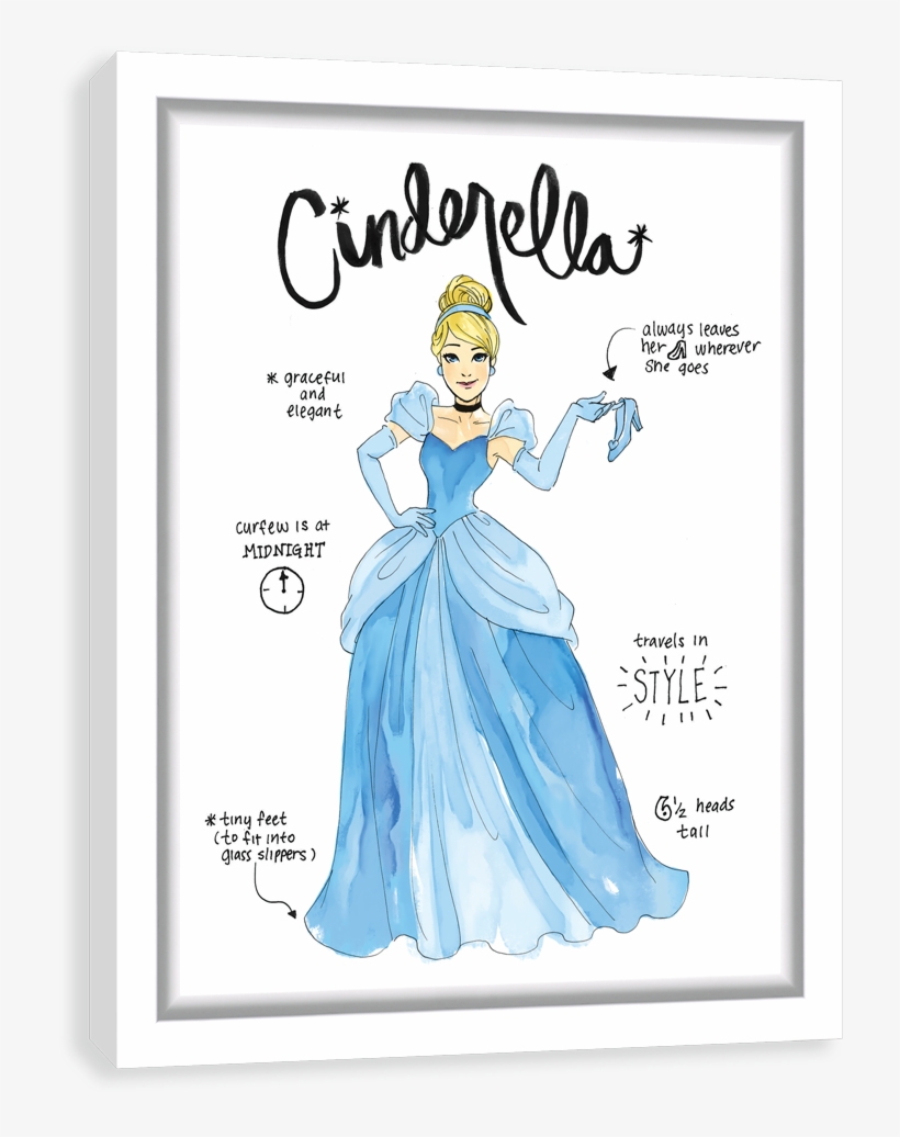 Diary Sketch - Cinderella - Disney Princess Iphone 7 Case - Cinderella Curtsy |, transparent png #1873645