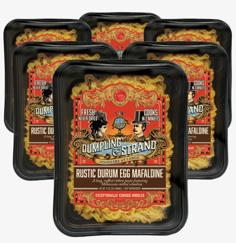 Case Of Dumpling & Strand's Freshly Frozen Rustic Durum - Mafaldine, transparent png #1873753