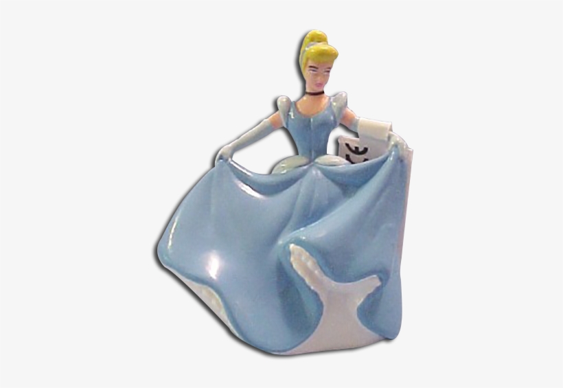 Princess Cinderella Figurine Cake Decoration - Disney Princess Cinderella In Blue Ball Gown Figurine, transparent png #1873998
