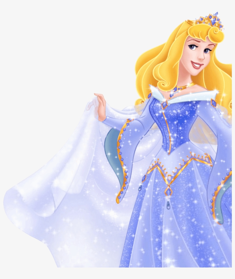 Disney Princess Aurora Blue Dress, transparent png #1874042