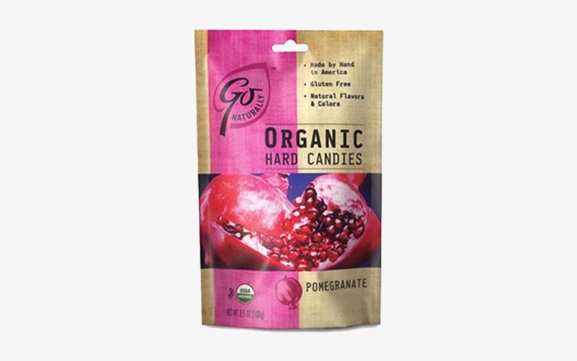 Not Interested - Go Naturally - Organic Hard Candies Pomegranate - 3.5, transparent png #1874262