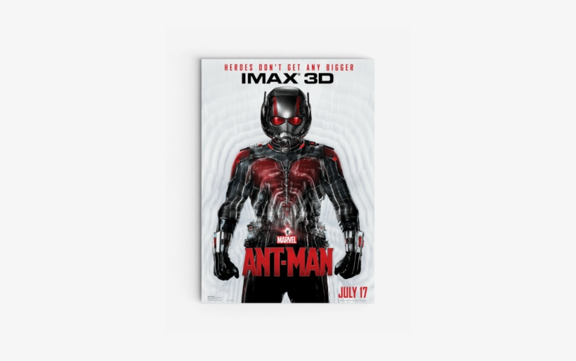 Ant-man Imax 3d Poster - Disney Ant-man (blu-ray 3d + Blu-ray + Digital Hd), transparent png #1874465