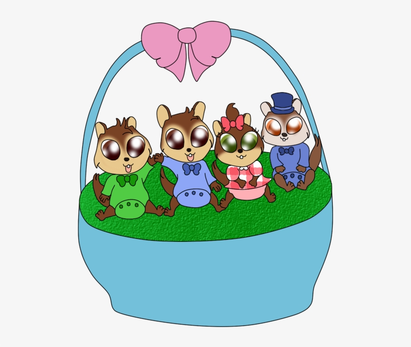 Baby Groundhogs In A Basket By Bokeol On Deviantart - The Nut Job, transparent png #1874887
