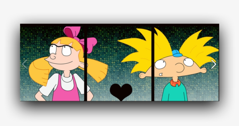 Helga Pataki ♥ Hey Arnold - Arnold Y Helga Love, transparent png #1875228