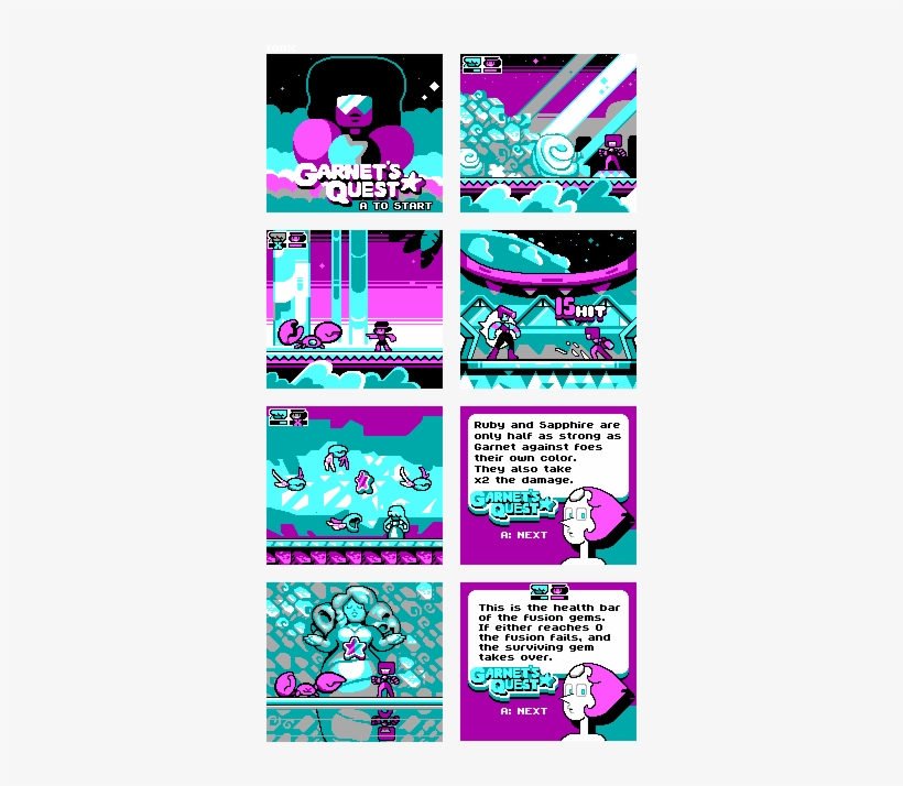 Steven Universe- "garnet's Quest" Cga - Steven Universe Garnet Quest, transparent png #1875254