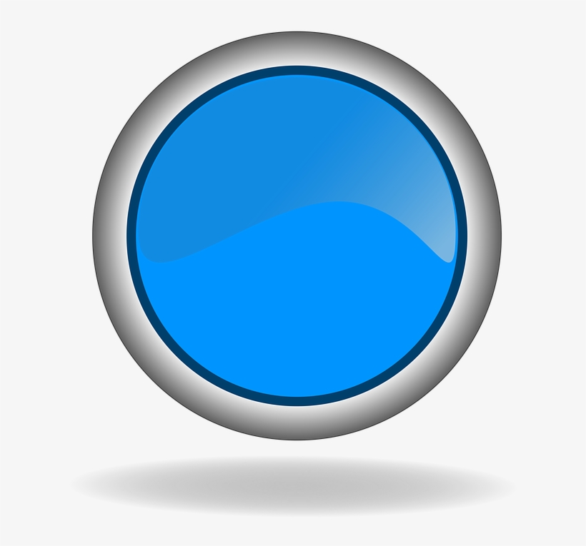 Blue Button Web - Boton Web Png, transparent png #1875379