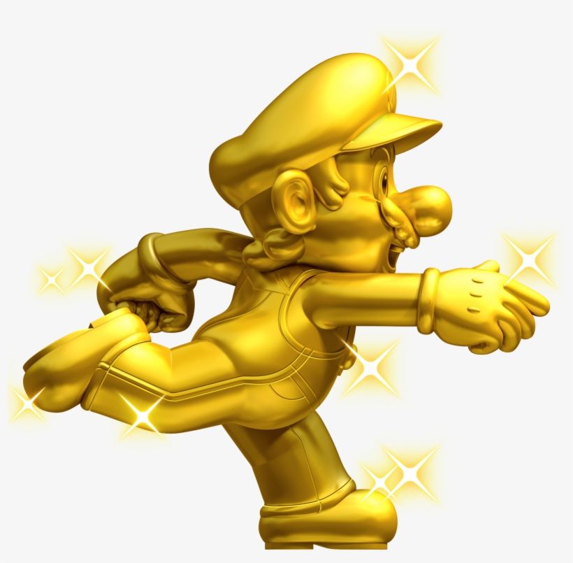 Mario Png Download - New Super Mario Bros 2 Gold Mario, transparent png #1875955