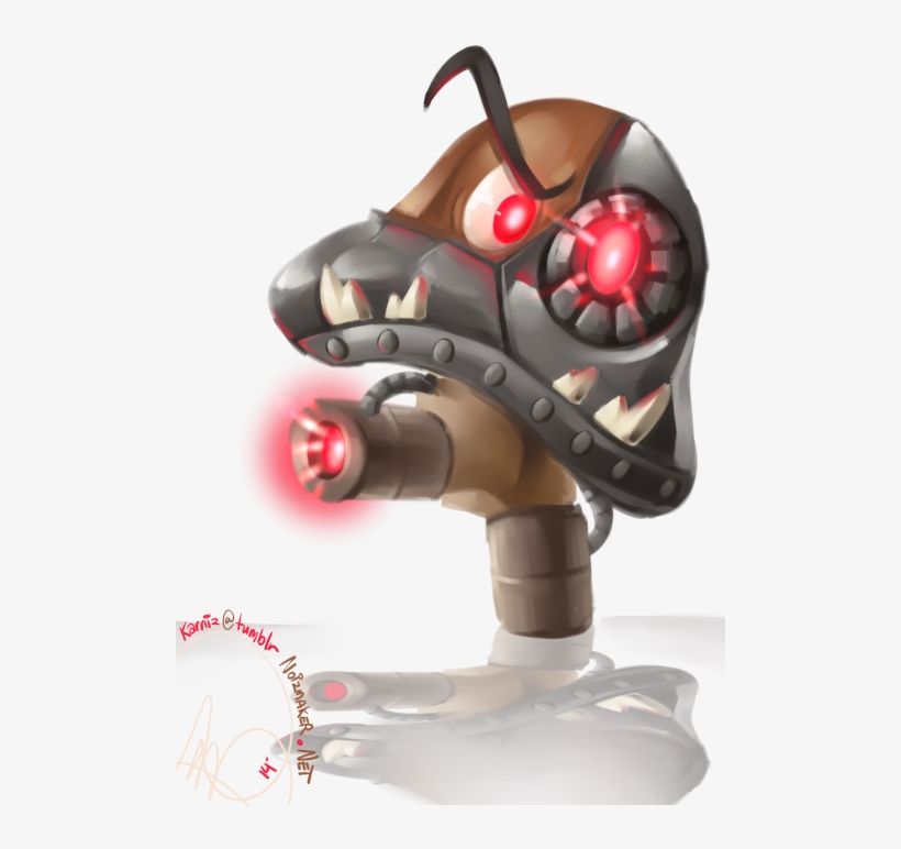 Yes, It's A Robot Goomba - Goomba Nintendo, transparent png #1876155