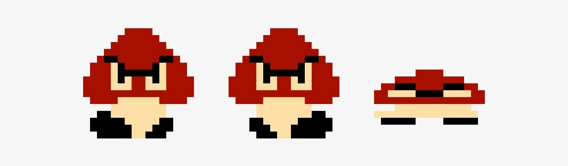 Smb1 Goomba Sprites - Super Mario Bros Goomba Sprite, transparent png #1876196