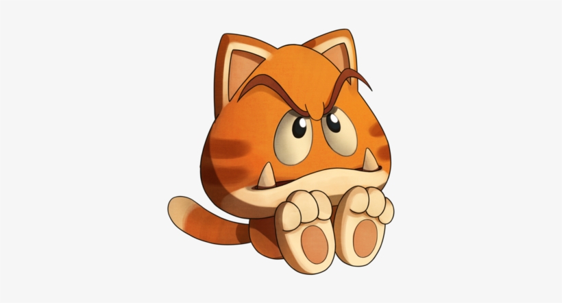 Cat Goomba - - Goomba's Cat, transparent png #1876280