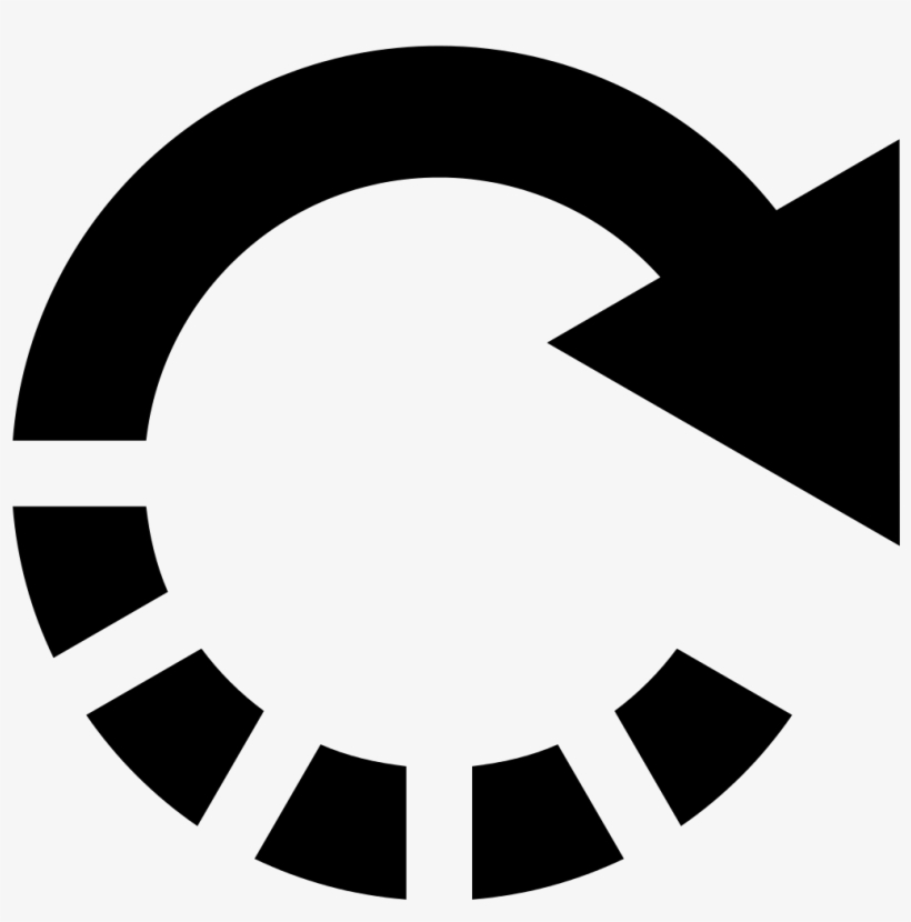 Simpleicons Interface Redo Arrow Of Circular Shape - Re Do Icon, transparent png #1876394