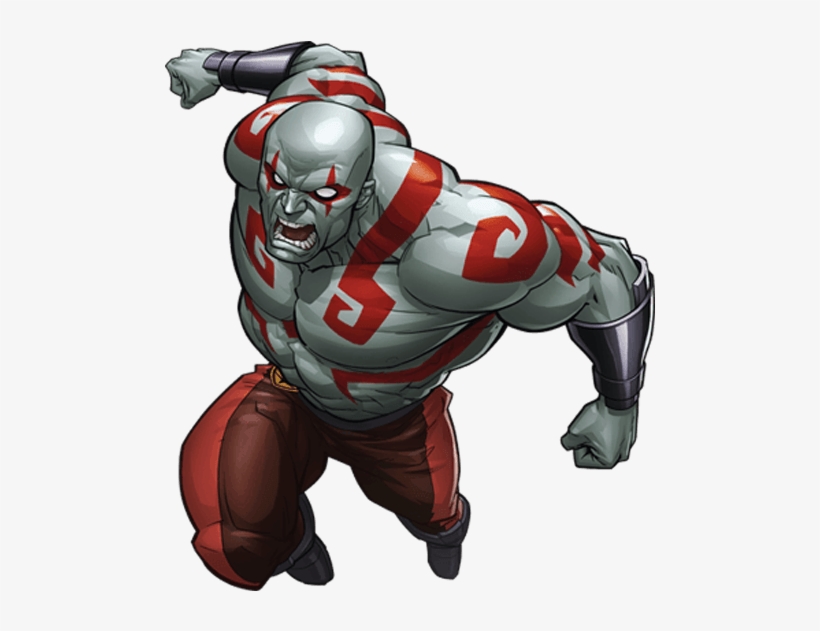 Drax The Destroyer Cartoon, transparent png #1876483