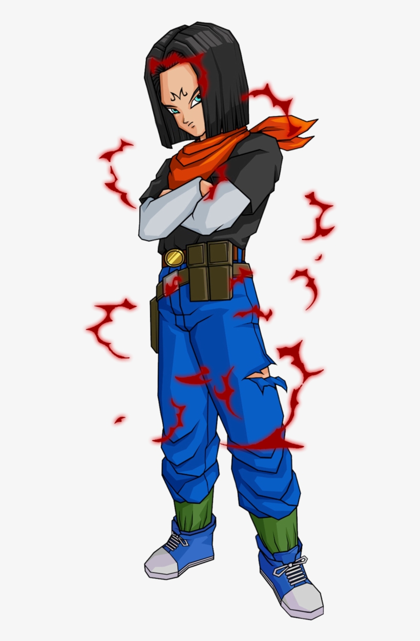 Majin Android 17 - Dbz Majin Android 17, transparent png #1876876
