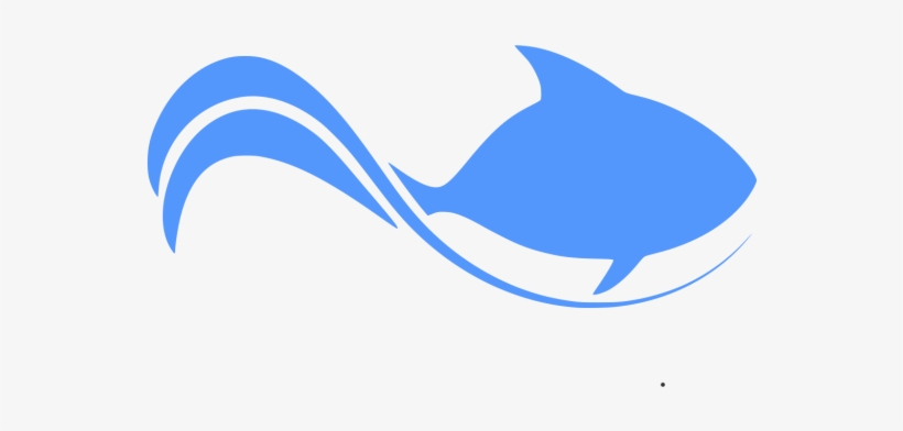 Fish Blue Logo Element - Logo Fish Blue, transparent png #1876975