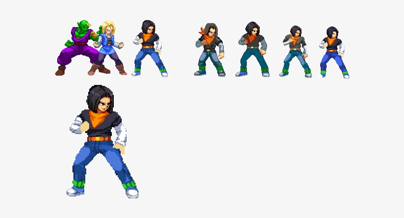 If I Can Help - Android 17 Mugen Char, transparent png #1877121