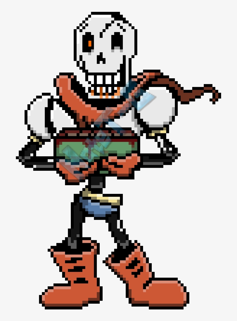 Hey, It's Me Again, The One Who Made The Axe Sans Sprite - Axetale Papyrus Sprite, transparent png #1877399
