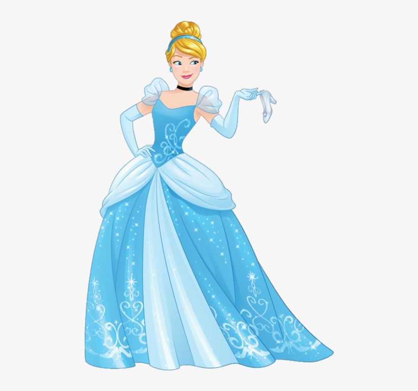 Cinderella And Her Glass Slipper - Disney Princess Cinderella Disney, transparent png #1877426