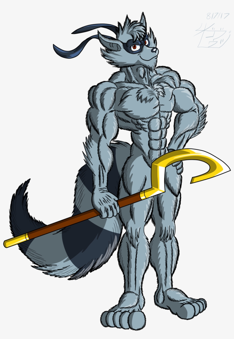[com] Lewd Cooper - Sly Cooper Buff, transparent png #1877518
