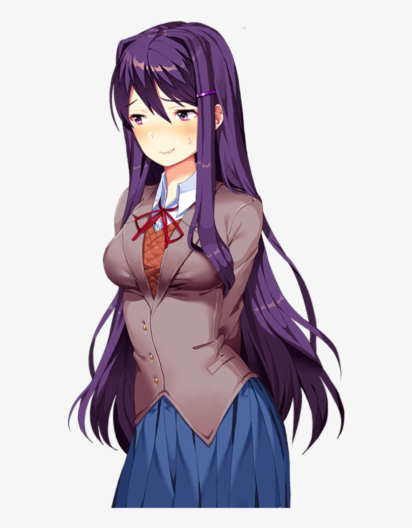 Medialewd - Doki Doki Literature Club Yuri, transparent png #1877679