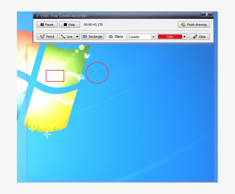 Vsdc Recording Screen - Windows 7, transparent png #1877952