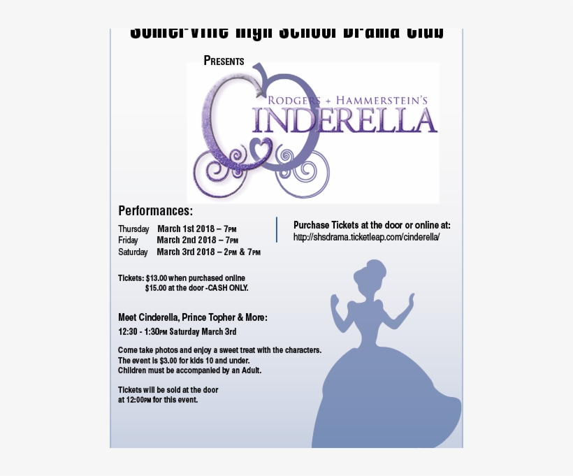 Cinderella Poster V3 - Rodgers And Hammerstein's Cinderella Clipart, transparent png #1877978
