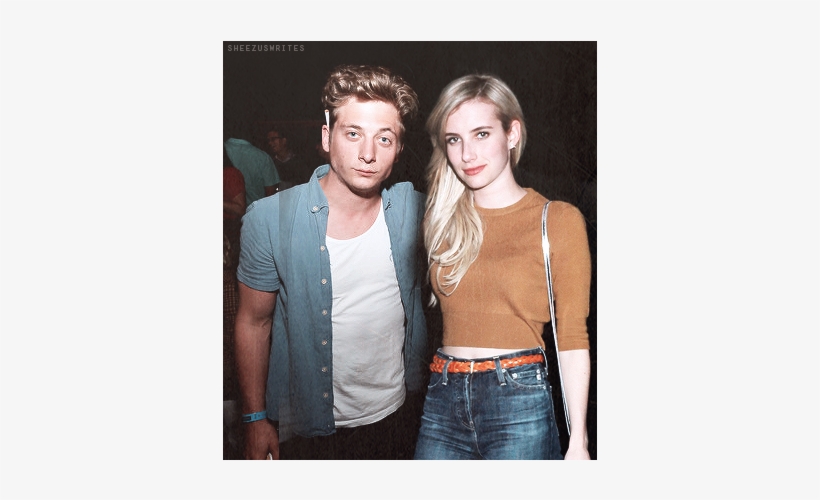 #rph #manip #emma Roberts Manip #jeremy Allen White - Drawing, transparent png #1878146