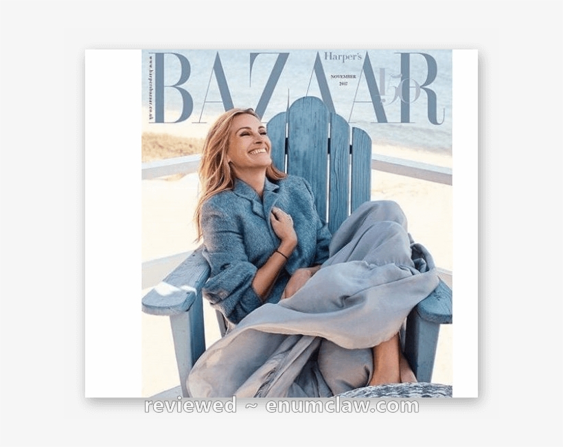 Julia Roberts Says - Harper's Bazaar, transparent png #1878322