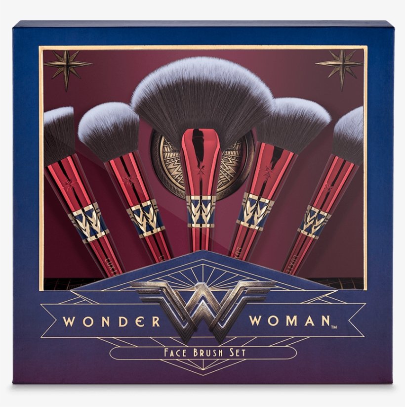 Luxie Wonder Woman Brush Set - Luxie Wonder Woman Brushes, transparent png #1878639