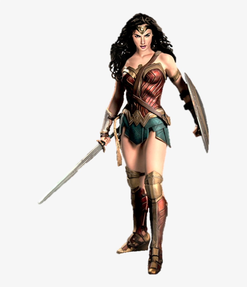 Wonder Woman Batman V Superman Statue, transparent png #1878691